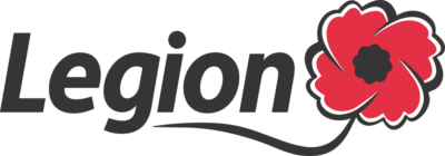 The Royal Canadian Legion logo - showcasing ZoneWest has done work for them.